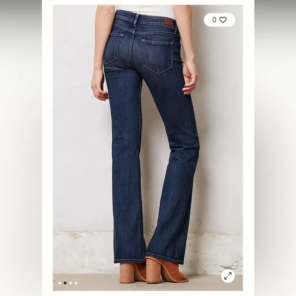 NWOT PAIGE Denim Skyline Boot Women's Blue Flare Jeans, Size 30